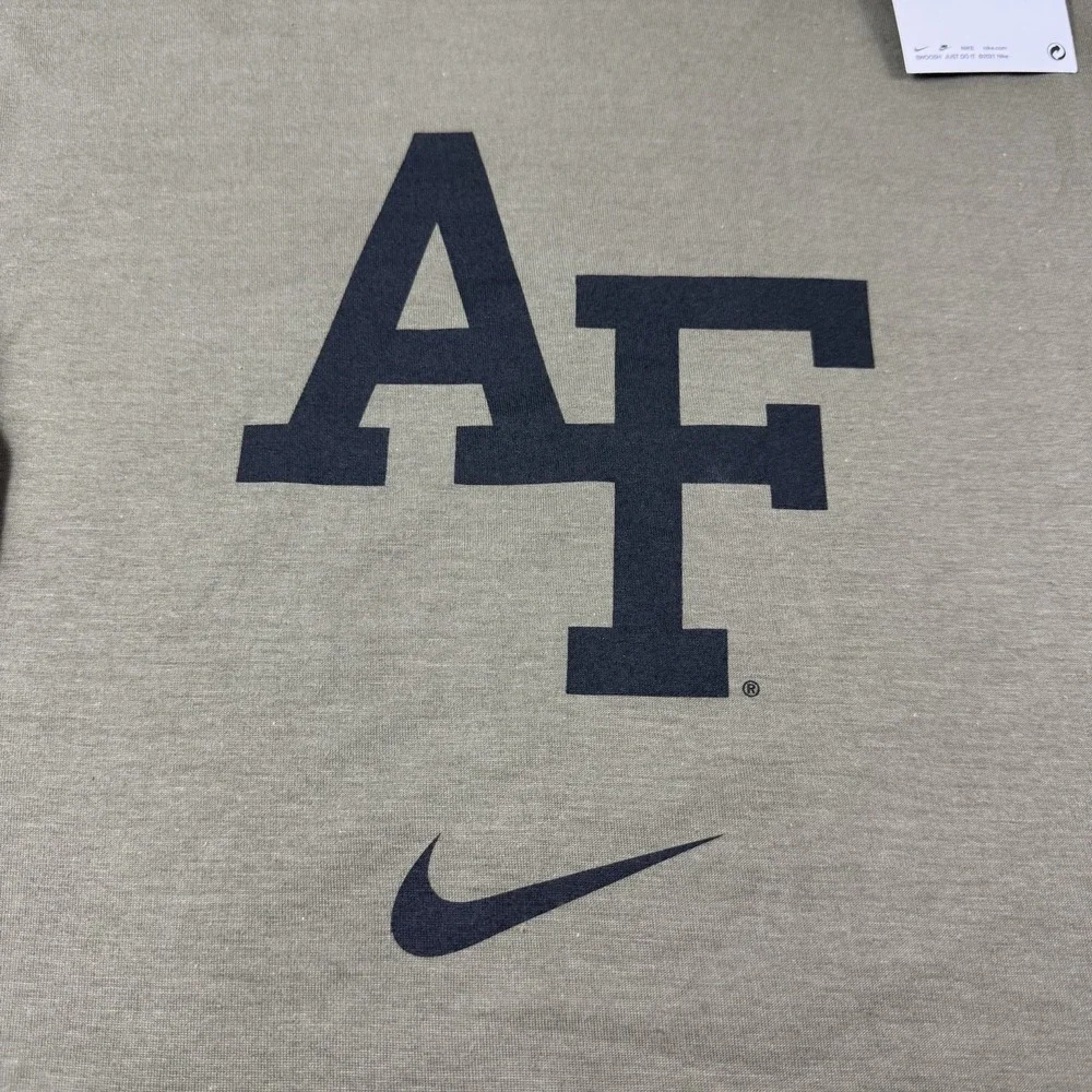 NWT Nike Air Force Falcons Military Pack T-Shirt Olive Green/Black Mens XL USA - Picture 5 of 10